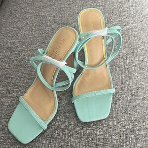 Kayleen By Los Angeles Women's Criss-Cross Elastic Ankle Strap